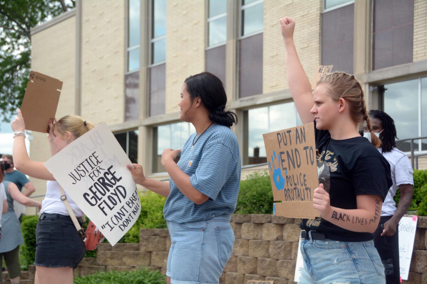 Portage protests police brutality